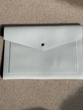 Glass Ladder & Co. Light Gray  Envelope Clutch designed in California